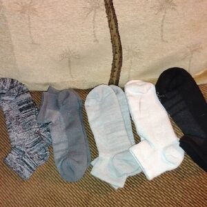 Assorted Womens Socks - Black, Gray, White